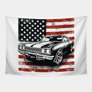 Muscle American Car Tapestry