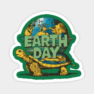 Earth Day 2024 Restore Recycle Sea Turtle Save the Planet Magnet