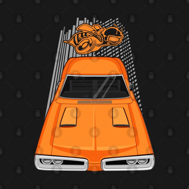 Dodge Coronet Super Bee 1970 - orange by V8social