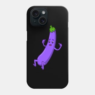 Cartoon Aubergine Phone Case