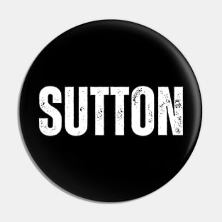 Sutton Name Gift Birthday Holiday Anniversary Pin