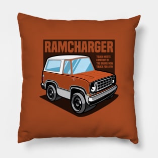 Bronze Metallic Ramcharger (White-Based) - 1974 Pillow