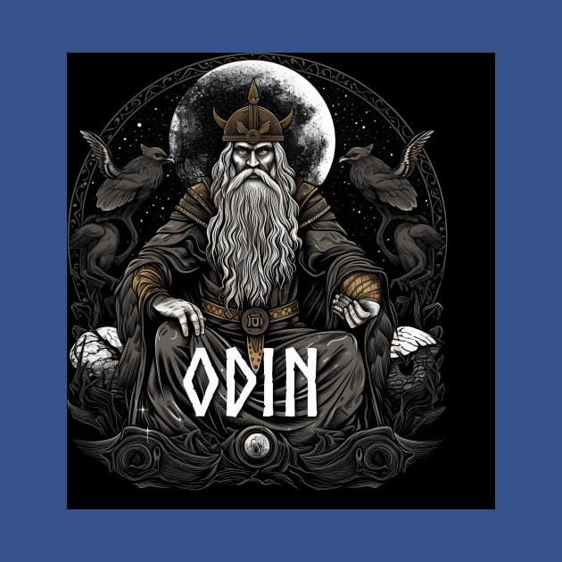 Odin Allfather God Norse Mythology Asgardians by Grassroots Green