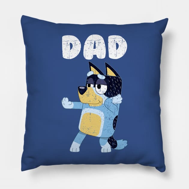 VINTAGE - NEW DAD Pillow by NdasMet