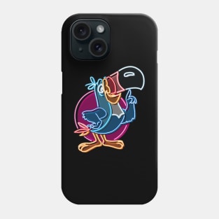 Toucan sam neon style bg Phone Case