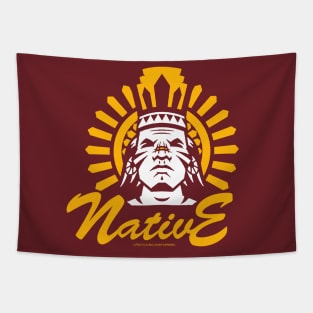 Native Warrior Big Chief Apparel Tapestry