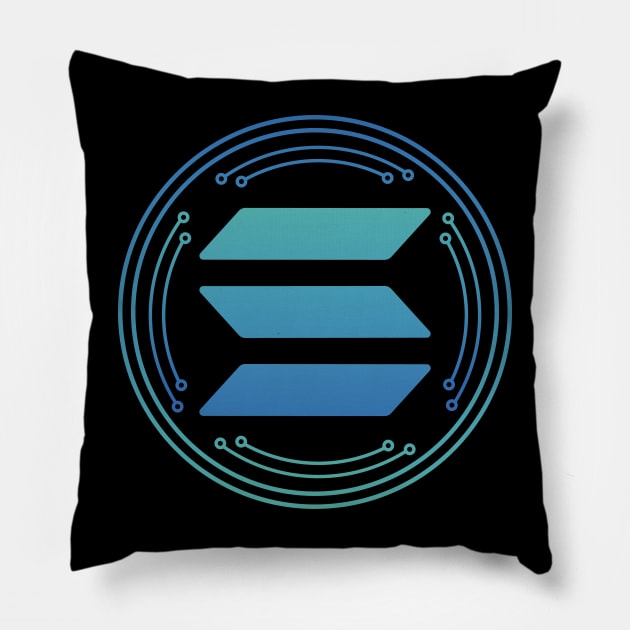 Solana: Powering the Future of Decentralization Pillow by teewhales