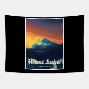 Mount Baker Washington United States Ski Tapestry