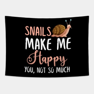 Snails Make Me Happy You, Not So Much Tapestry