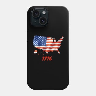 1776 USA Flag Phone Case