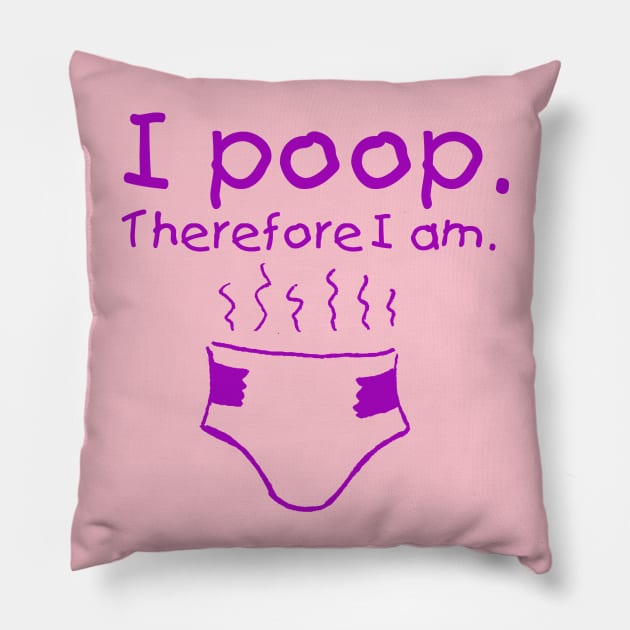 Baby Poop Pillow by PopCultureShirts