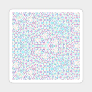 Kaleidoscope of Diamond Pastel Colors Magnet