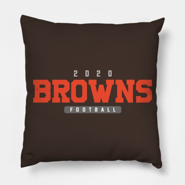 Browns Football Team Pillow by igzine