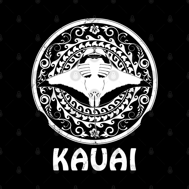 Manta Ray Shield of Kauai by NicGrayTees