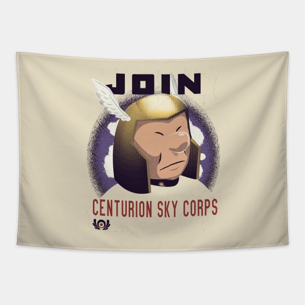 Centurion Sky Corps Tapestry by yashanyu1