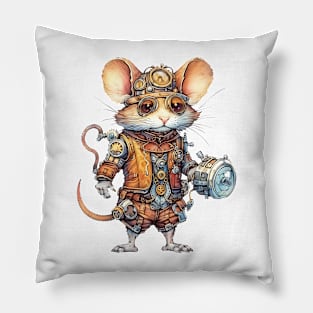 Steampunk Mouse Pillow