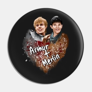 Merlin and Arthur  (BBC Merlin) Pin