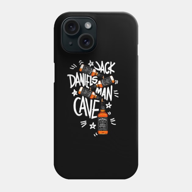 JD Man Cave Phone Case by SAN ART STUDIO 