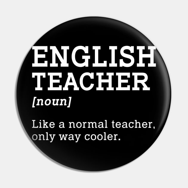 English Teacher Back To School Pin by kateeleone97023