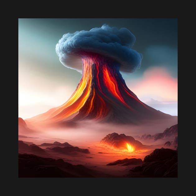 Mushroom Smoke from Volcano by SmartPufferFish