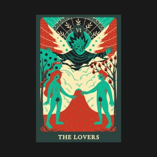 Tarot Card - The Lovers T-Shirt