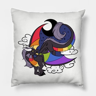 Rainbow Dragon Pillow