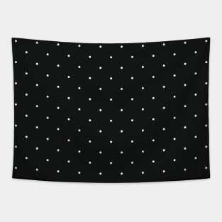 Dot pattern black and white Tapestry
