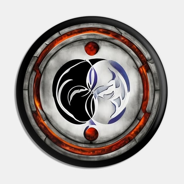 Yin Yang Art 019 Created by AI Pin by Tpixx