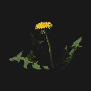 "Dandelion Bloom" Jamie's Hand-Drawn Floral Collection T-Shirt