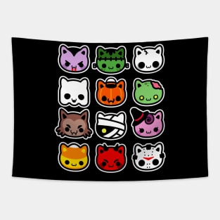 Hallowkitties II Tapestry