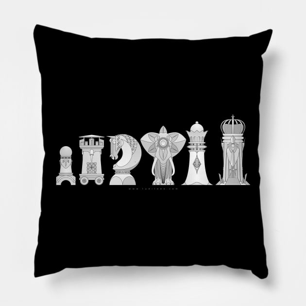 Chess Pillow by tuditees