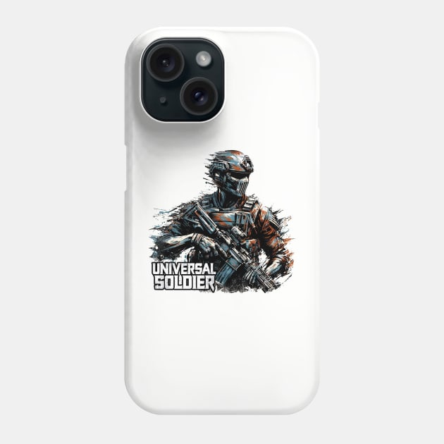 Universal Soldier Phone Case by aswIDN