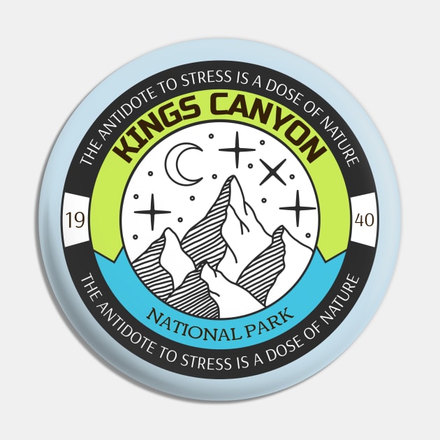 Kings Canyon National Park Hiking Camping Outdoors Outdoorsman Pin by Tip Top Tee's