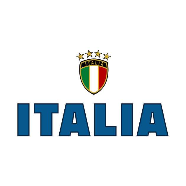 Italia With Crest Italia T Shirt Teepublic