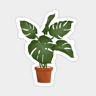 Monstera plant Magnet