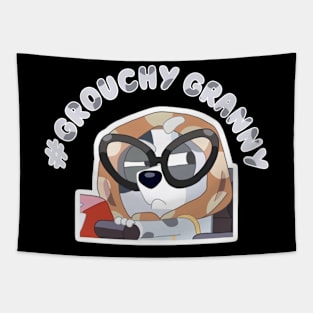 Muffin heeler grouchy granny Tapestry