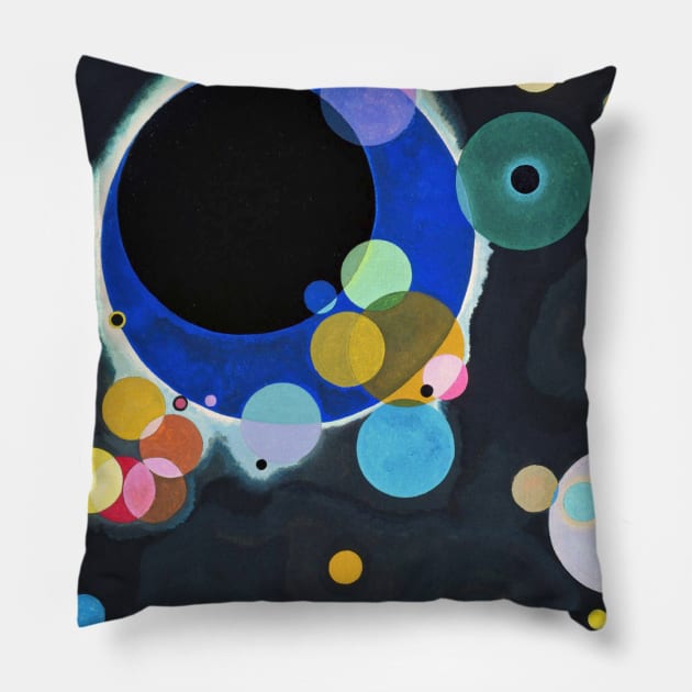 Wassily Kandinsky Abstract Art Pillow by KOTFILMS