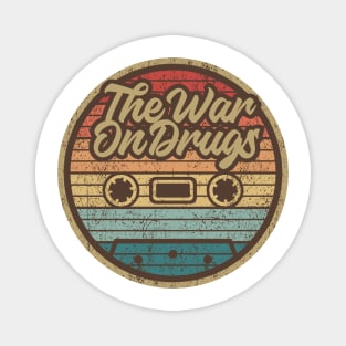 The War On Drugs Retro Cassette Magnet