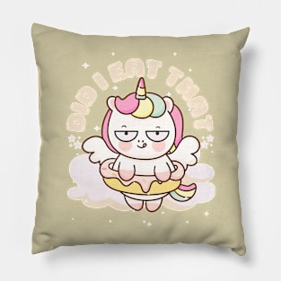 Hungry Unicorn Pillow