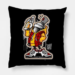 01 graffiti Pillow