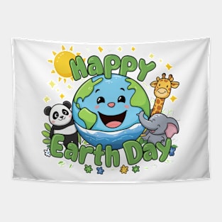 Happy earth day Tapestry