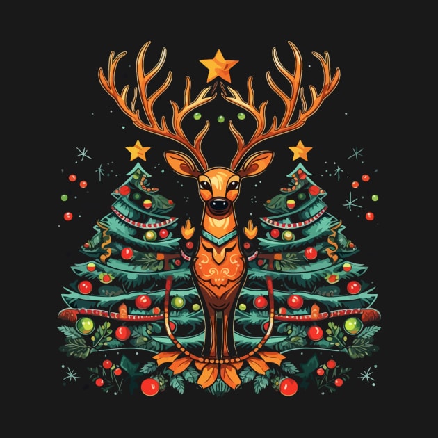 Deer Christmas by JH Mart