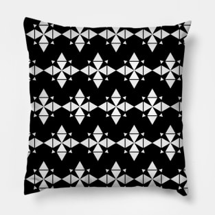 Black and white seamless pattern Pillow