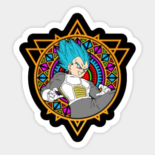 Super Saiyan Blue Evolution Vegeta Sticker – sevenstarperlers