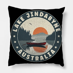 Lake Jindabyne Australia Sunset Pillow