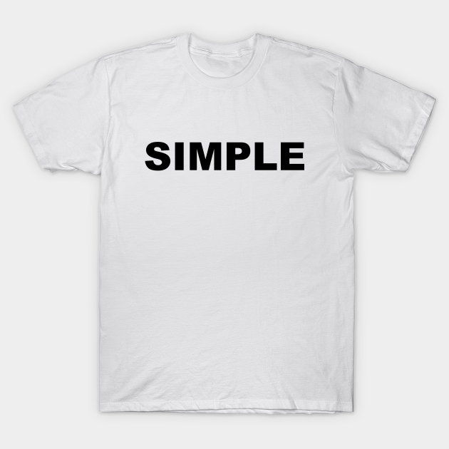simple t shirt