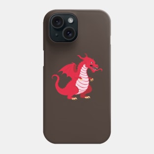 Cartoon red dragon Phone Case