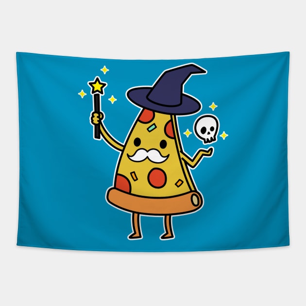 Wizard Pizza Tapestry by rudypagnel