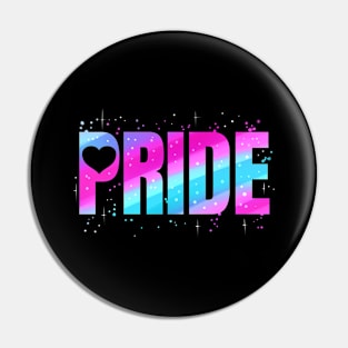 Transgender Pride Month Logo LGBTQ Pin