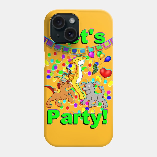 Let's Party Phone Case by RockyHay